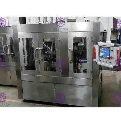 3 In 1 Glass Bottle Drinking Water Filling Plant With Full Automatic PLC Control