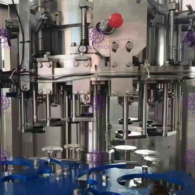 3 In 1 Glass Bottle Drinking Water Filling Plant With Full Automatic PLC Control
