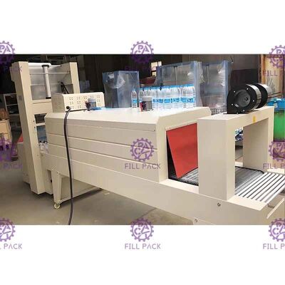 Semi Automatic PE Film Wrapping Cutting Shrink Tunnel Packing Machine