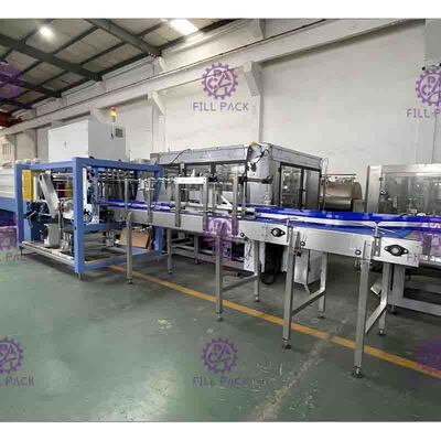 Automatic PLC Bottle Packing Machine , 380V 50/60 HZ Carton Forming Machine