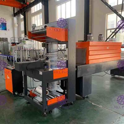 L Type Shrink Packing Machine PLC control For Automatic Production Line