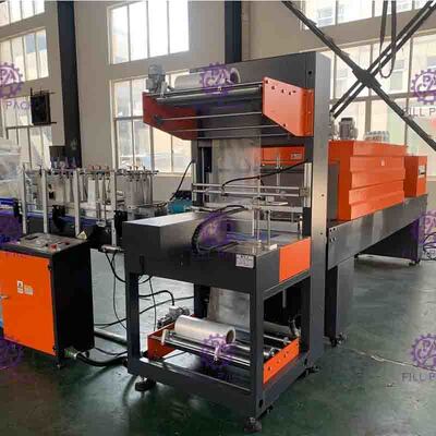 L Type Shrink Packing Machine PLC control For Automatic Production Line
