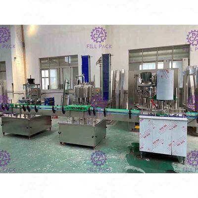 5000 BPH Linear Water Filling Equipment , Plastic Bottles Liquid Filler Machine