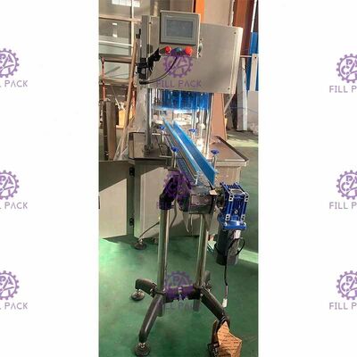 3000CPH Single Head Tin Can Bottling Machine Compact Construction