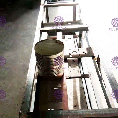 2000BPH Magnet Washer Tin Can Filling And Sealing Machine SUS304