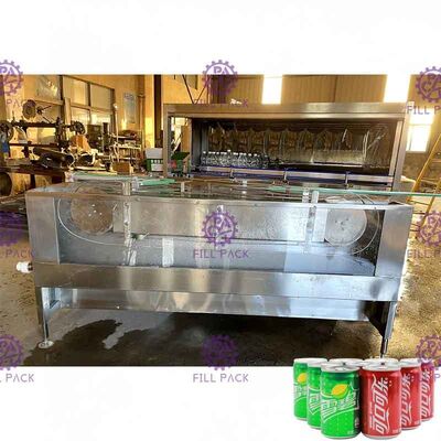 2000BPH Magnet Washer Tin Can Filling And Sealing Machine SUS304