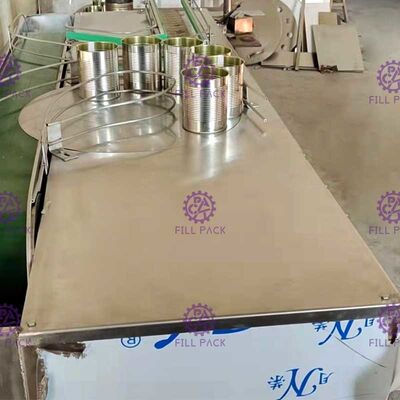 2000BPH Magnet Washer Tin Can Filling And Sealing Machine SUS304