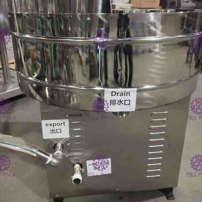 3000BPH Glass Cans Water Bottle Filling Machine With Semi Auto Rinser