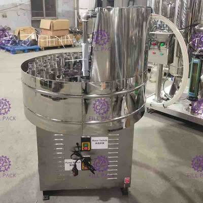 3000BPH Glass Cans Water Bottle Filling Machine With Semi Auto Rinser