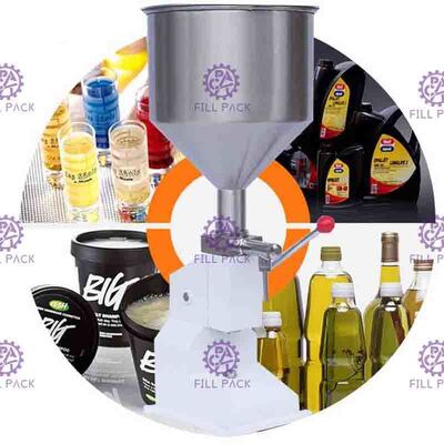 ​​10L Hand Pressing Manual Filling Machine 5.5KW ​Quantitatively Liquids Filling