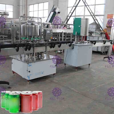 12 Heads Linear Rotary Can Filling Machine by buttons control