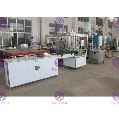 SUS304 Juice Milk / Can Filling Line With Negative Pressure