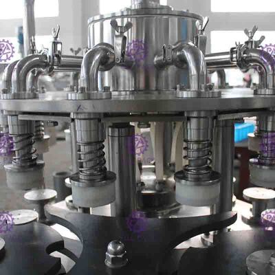 Soft Drink Aluminum Can Filler Machine , Commercial Can Sealing Equipment