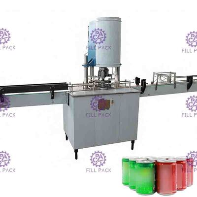 2300CPH Single Head Automatic liquid / solid Can Sealing Machine