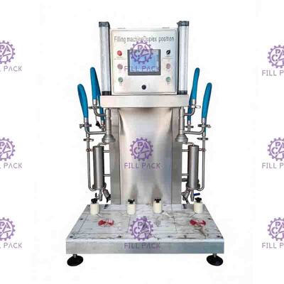Semi Automatic Beer Filling Machine Plastic Glass Bottle 2 Heads Line Device Filler