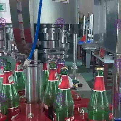 Fully Automatic 2000BPH Rotary Glass Bottle Washer for beer filling machine