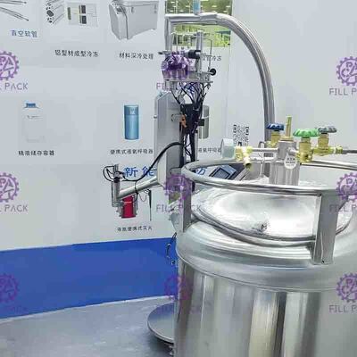 SUS304 Injector Ln2  Liquid Nitrogen Doser With Installation Rack