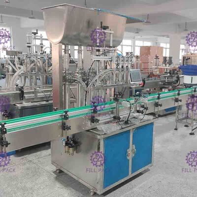 Automatic Piston Type Liquid Filler Equipment Ketchup / Mayonnaise 6000 - 8000BPH