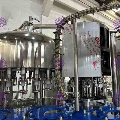 10000BPH Non-Carbonated Plastic Water Bottling Machine With CIP Cleaning Head