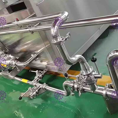 Bottled Bottle Packing Machine Movable Juice Pasteurizer Recycling With Spray Nozzles