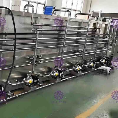 Mineral Water Bottle Packing Machine 3000 BPH 8 Temperature Zone
