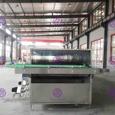 Hot Filling Drink Bottle Packing Machine Juice Cooling Sterilizer System Beverage Industry