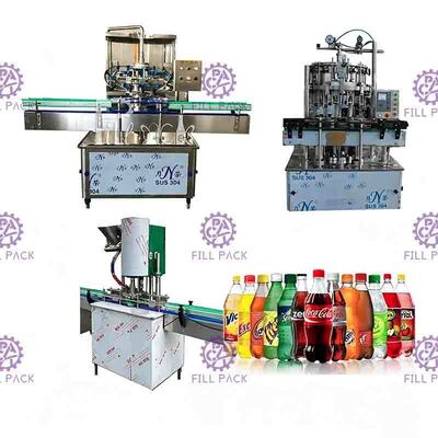 1500BPH 2L Fully Automatic Carbonated Drink Filling Machine PET Plastic Bottle Soft Beverage