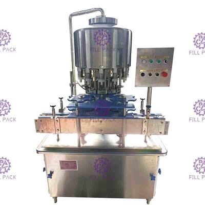 2000BPH Non Soda Soft Drink Filling Line , Rinsing Filling Capping Machine