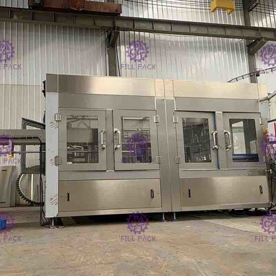 15Kw Auto Soft Drink Bottling Equipment 3-in-1 Washing Filling Capping Machine
