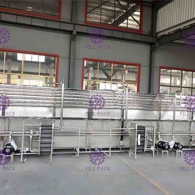 Hot Filling Line Bottle Packing Machine Sterilizer Steam Heating Insulation Layer