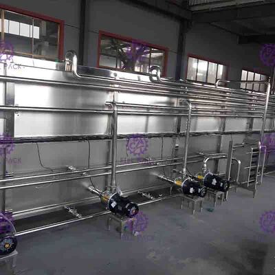 Hot Filling Line Bottle Packing Machine Sterilizer Steam Heating Insulation Layer