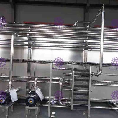 Hot Filling Line Bottle Packing Machine Sterilizer Steam Heating Insulation Layer