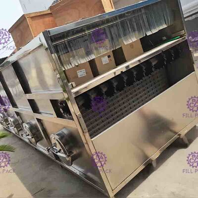 High Capacity SUS304 Bottle Packing Machine Sterilizer 4 Temperature Zones