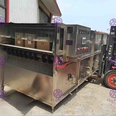 High Capacity SUS304 Bottle Packing Machine Sterilizer 4 Temperature Zones