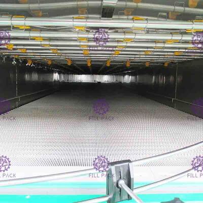 Sectionalized 500ml Bottle Packing Machine Sterilizer For Non Carbonated Beverage