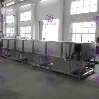 Sectionalized 500ml Bottle Packing Machine Sterilizer For Non Carbonated Beverage