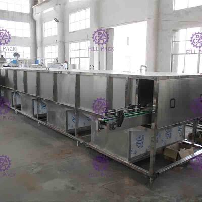 Can / Bottled Juice Cooling Sterilizer Bottle Packing Machine For Beverage Making Machine