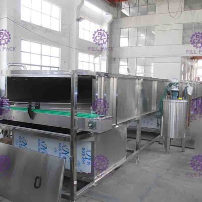 Can / Bottled Juice Cooling Sterilizer Bottle Packing Machine For Beverage Making Machine