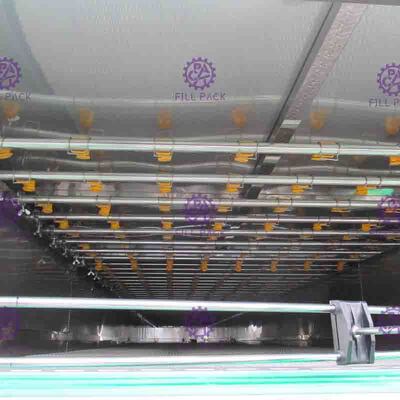 Can / Bottled Juice Cooling Sterilizer Bottle Packing Machine For Beverage Making Machine