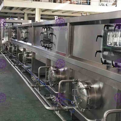 Glass Bottled Juice Cooling Machine 36℃ - 85℃ For Hot Filling Machine