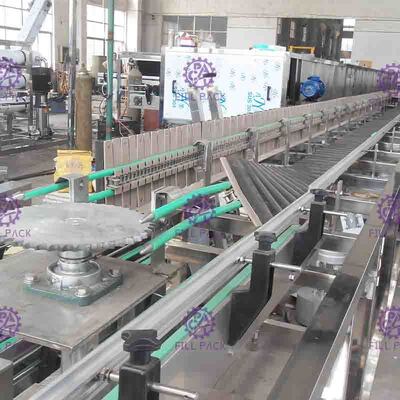 Stainless Steel 304 Bottle Reverse Sterilizer Smoothing Roller Conveyor For Hot Filling Line