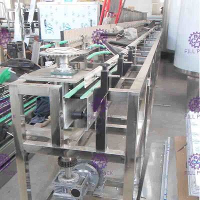Stainless Steel 304 Bottle Reverse Sterilizer Smoothing Roller Conveyor For Hot Filling Line