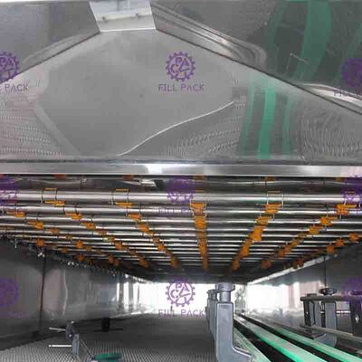 Automatic Bottle Packing Machine Sterilizer For Beverage Production Line