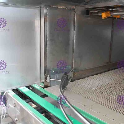 Pure Water Spray Bottle Packing Machine Sterilizer Ice Tea Cooling Machine