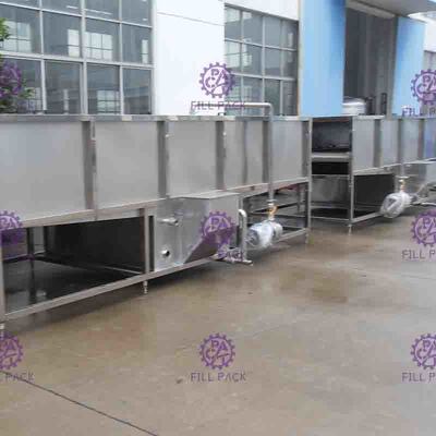 Stable Flavored Bottled Juice Cooling Machine Stainless Steel