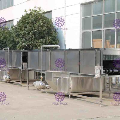 Stable Flavored Bottled Juice Cooling Machine Stainless Steel