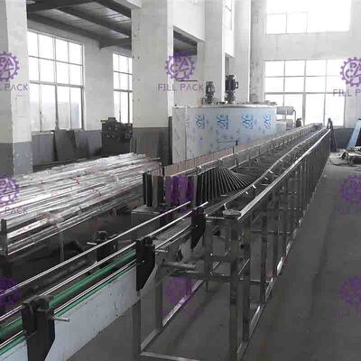 Glass Bottle Reverse Automatic Sterilizer For Hot Filling Line