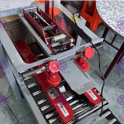 Semi Automatic Box Sealing Carton Bottle Packaging Machine