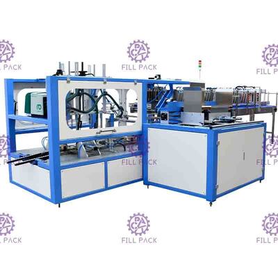 Double row automatic Bottle Packaging Machine for film wrapping shrink
