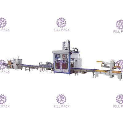Pneumatic / Electric Bottle Packing Machine , Carton Forming Equipment